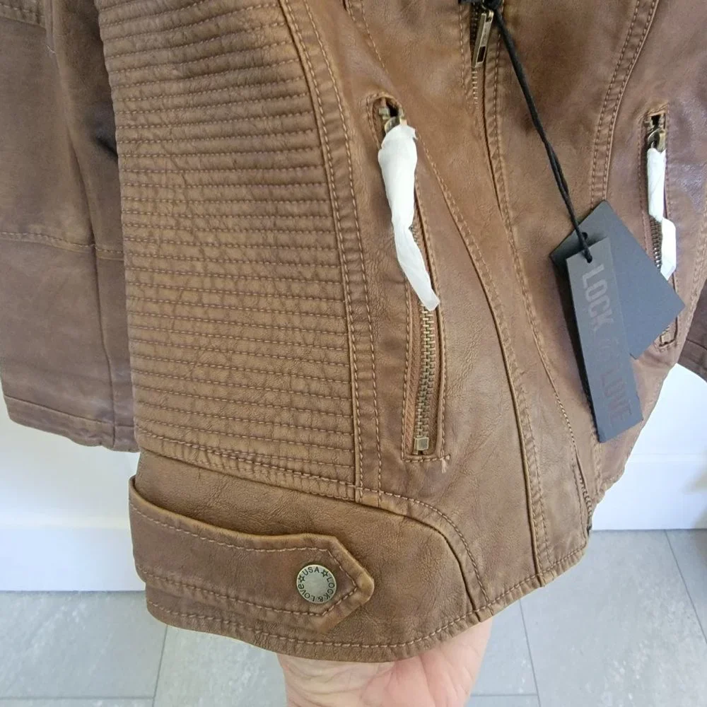 Lock and Love Jacket, new, Camel, Small - Picture 2 of 3